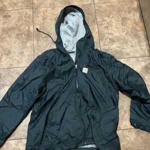 Black Carhartt Rain Shell Size XL
